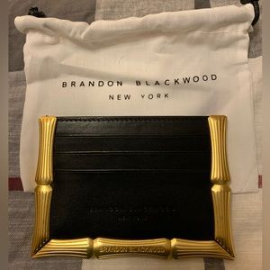 Brandon Blackwood Bamboo Card Holder